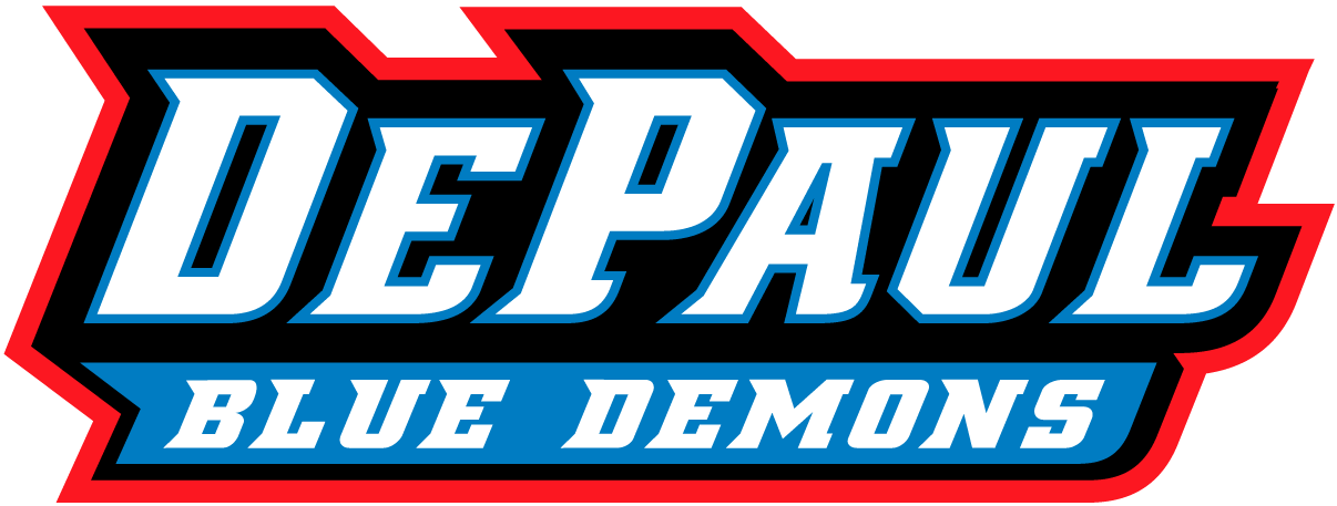 DePaul Blue Demons 1999-Pres Wordmark Logo v2 diy DTF decal sticker